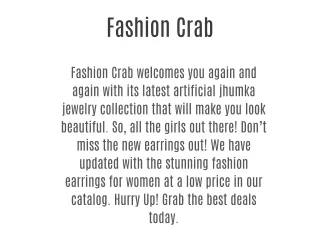 Buy Fashion Earrings for Women Online