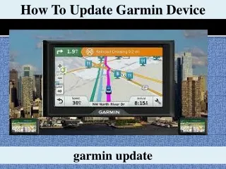 How To Update Garmin Device