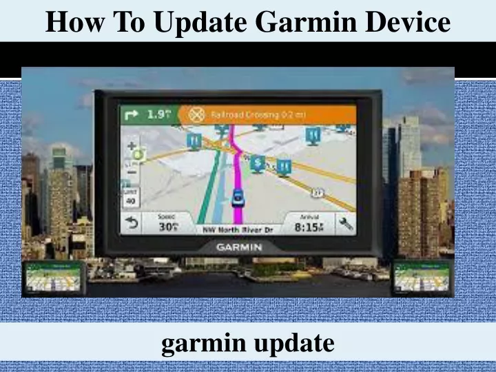 how to update garmin device