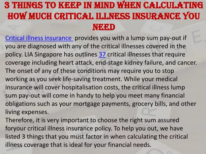 3 things to keep in mind when calculating