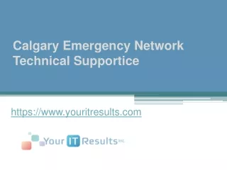 calgary emergency network technical supportice