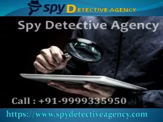 Detective agency in Delhi for personal investigation