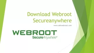 Download Webroot Securanywhere Antivirus