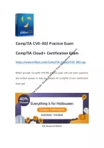 PPT - CompTIA CV0-003 Certification: Exam Details, Syllabus And ...