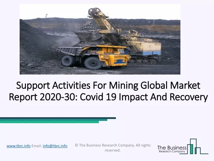 support activities for mining global market report 2020 30 covid 19 impact and recovery