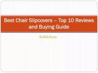 Best chair slipcover