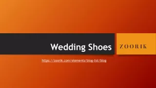 wedding shoes