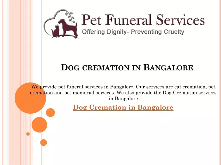 dog cremation in bangalore