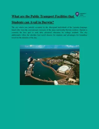 what are the public transport facilities that