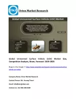 Global Unmanned Surface Vehicle (USV) Market - slide 1