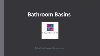 Bathroom Basins