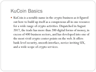kucoin basics