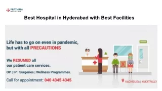 Best Hospital in Hyderabad with Best Facilities