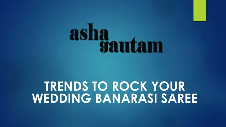 trends to rock your wedding banarasi saree