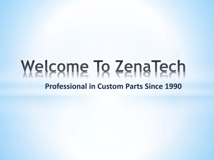 welcome to zenatech
