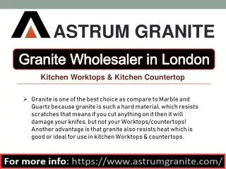 Granite wholesaler in London