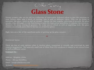 glass stone