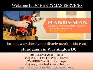 Handyman in Washington DC