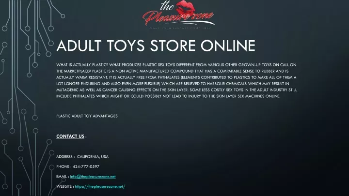 adult toys store online