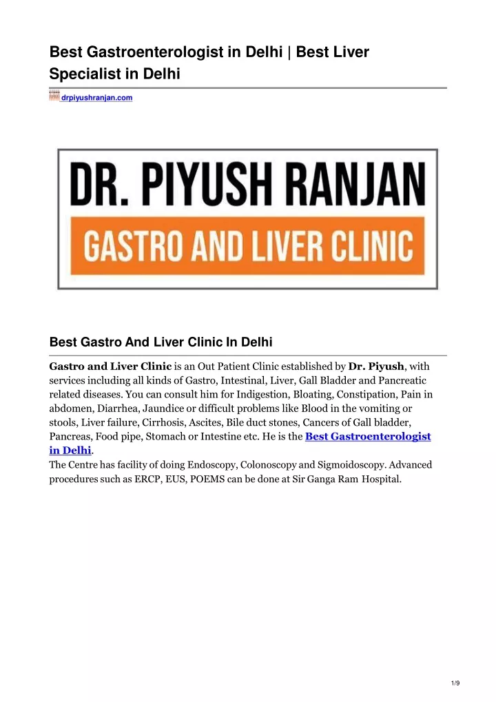 best gastroenterologist in delhi best liver