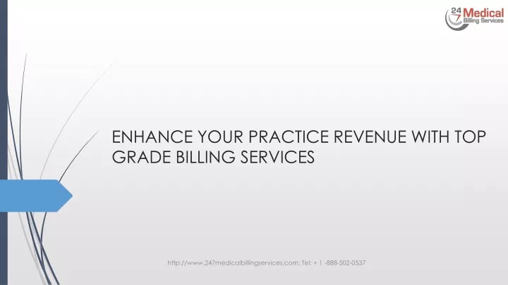 enhance your practice revenue with top grade billing services
