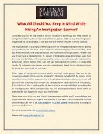 Things You Should Keep in Mind While Hiring an L1 Visa Lawyer - slide 1