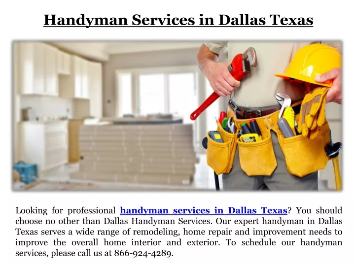 handyman services in dallas texas