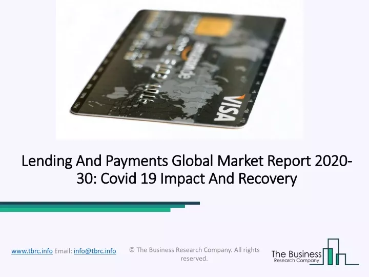 lending and payments global market report 2020 30 covid 19 impact and recovery
