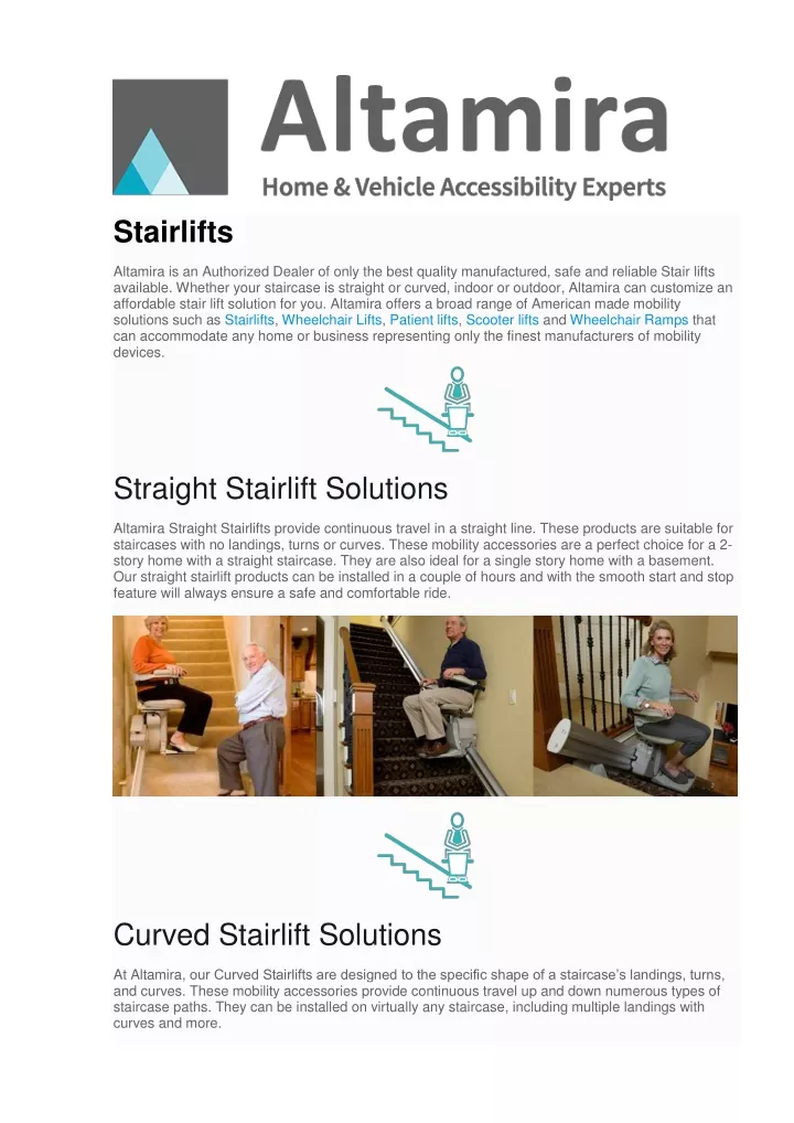 stairlifts