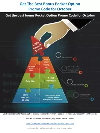 get the best bonus pocket option promo code