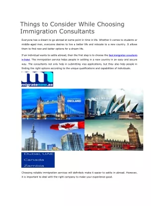 Best Immigration Consultants In Dubai | Migratenow.ae