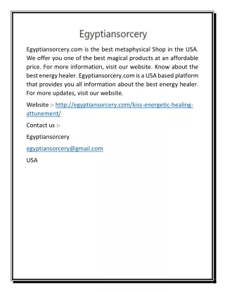 Best Energy Healer in Usa | Egyptiansorcery.com