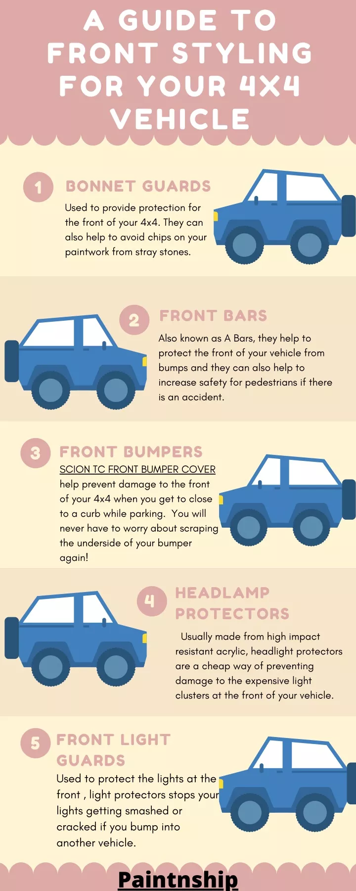 a guide to front styling for your 4x4 vehicle