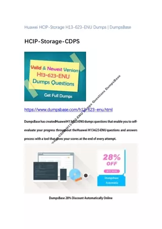 huawei hcip storage h13 623 enu dumps dumpsbase