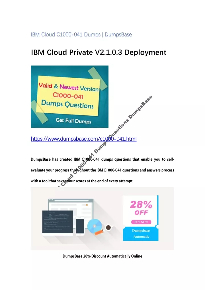 ibm cloud c1000 041 dumps dumpsbase