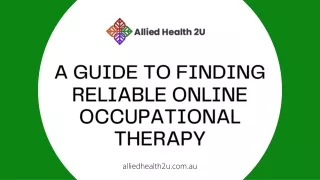 A Guide To Finding The Best Medical Centres In Australia: Alliedhealth2u