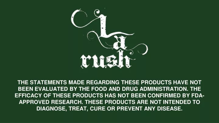 the statements made regarding these products have