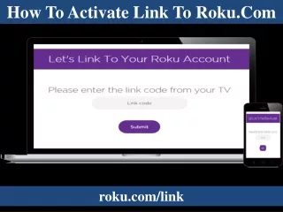 How To Activate Link To Roku.Com