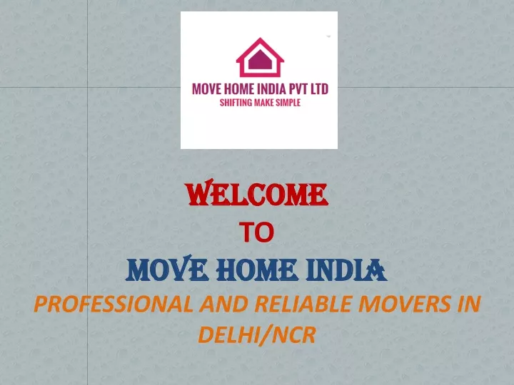 welcome to move home india professional