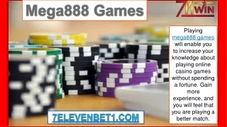 Mega888 Games