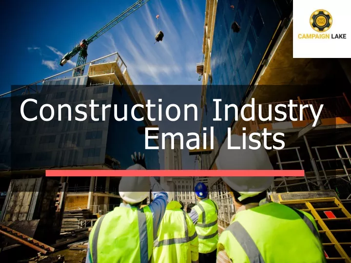 construction industry email lists