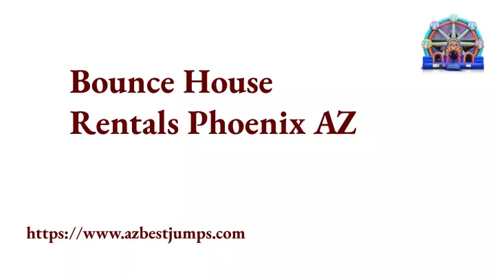 bounce house rentals phoenix az