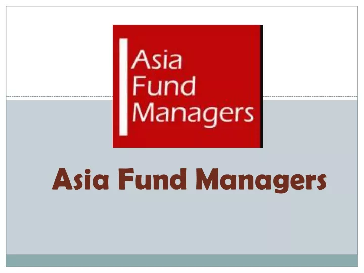 asia fund managers