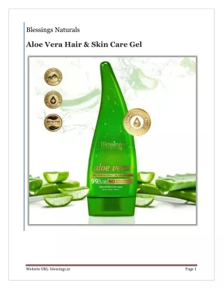 Aloe Vera Skin & Hair Care Gel