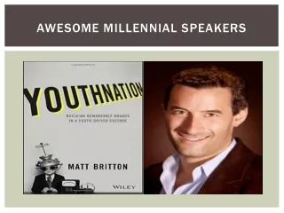 Awesome Millennial Speakers