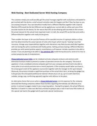 web hosting best dedicated server web hosting