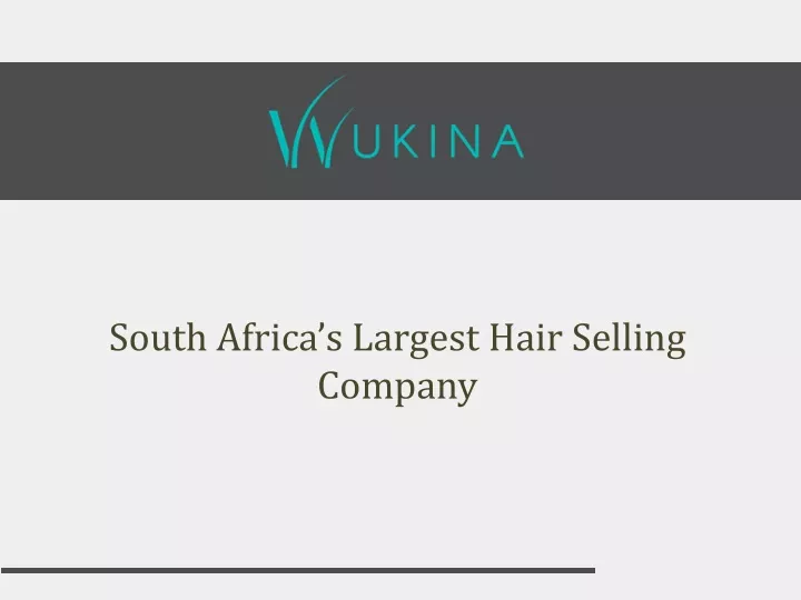 south africa s largest hair selling company