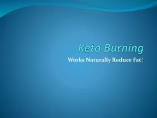 Keto Burning - Increase Serotonin Levels & Stay Healthy!