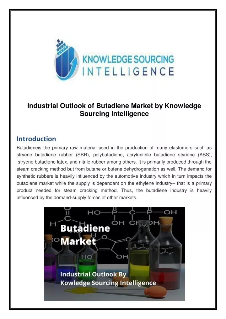 industrial outlook of butadiene market