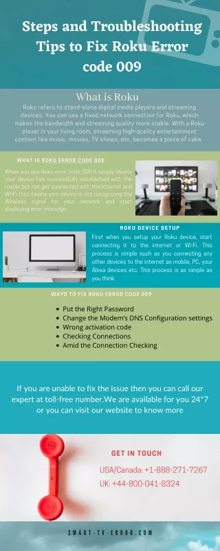 steps and troubleshooting tips to fix roku error